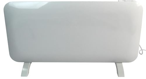 Actiasgear Electric Panel Heater, 2000W, Wall Mounted or Free Standing with Timer and Thermostat, White