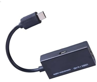 KNNGZTSSR Monitor-Konvertierungskabel USB Typ C auf HDTV-Adapter USB C 3.1 Stecker auf HD-Display-Konverterkabel for MHL Android Phone Tablet Display-Konvertierungsleitung