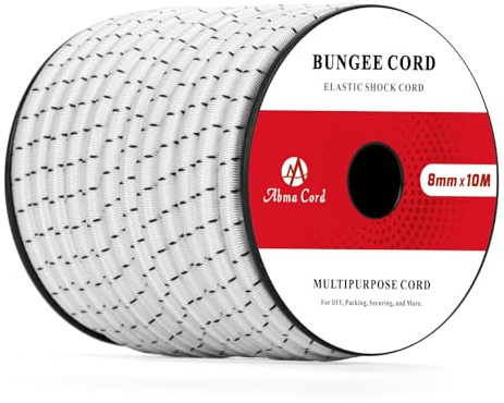 Abma Cord Gummirep 8mm 10M Elastisk Sladd Spännrep Elastiskt Rep Expander