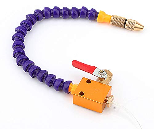 Pulverizador de refrigerante de niebla, boquilla de pulverización de máquina de grabado Nuevo de pulverización de lubricación de refrigerante de niebla para tubería de aire de 8 mm Taladro de