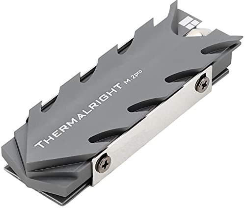 Thermalright M.2 Pro 2280 SSD Heatsink Cooler, 8mm Heatpipe, High Performance Double Side Thermal pads,2280 ssd cooler