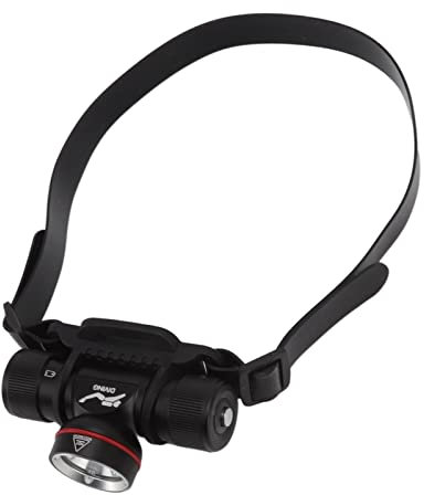 Lámpara de Cabeza Subacuática Impermeable IPX8, Linterna Frontal de Buceo Recargable Lámpara de Cabeza Impermeable IPX8 Súper Brillante 1500 Lúmenes bajo el Agua 80 M, Faros