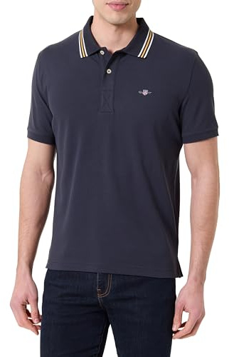 GANT Collar Tipping SS Polo Camisa de Polo Hombre (Pack de 1)