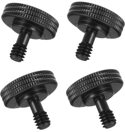 GALPADA 4 pezzi Viti per Staffa Fotocamera Viti Montaggio Rapido per Treppiedi Flash e Accessori Fotografici