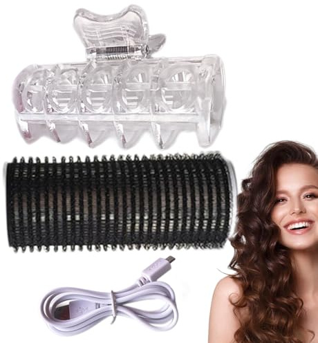 Rullo Per Capelli Per Frangia - Rulli Riscaldati, Bigodini Elettrici Portatili, Strumenti Per Lo Styling Autoadesivi | accessoris Per Arricciare Morbidi, Bigodini Termici Compatti Per Il Salone