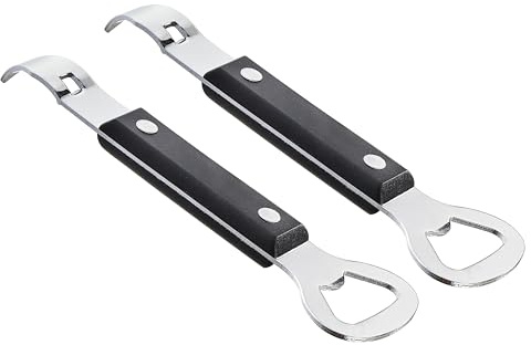 2PCS Bottle Opener, JINLIFA Stainless Steel Manual Can Punch Bottle Cap Beer Bottle Openers, Dishwasher Safe