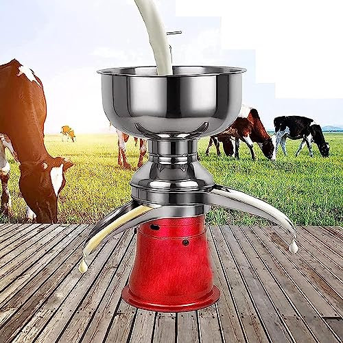 Professional Whipped Cream Dispenser Milk Centrifugal Separator, Kitchen Milk Cream Centrifugal, Electric Cream Separator, for Sheep Milk, Goat Milk, or Other Dairy