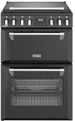 Stoves Richmond Deluxe 60Ei RTY 60cm Electric Cooker with Induction Hob - Black - A/A Rated