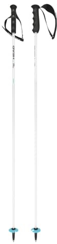 Head Worldcup Rebels Carbon, Bastoni da Sci Unisex Adulto, Bianco/Nero/Blu, 120