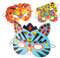 Djeco Do it yourself: Mosaik-Masken Dschungeltiere Gesichtsmasken bunt