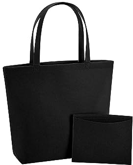 BagBase Felt Shopper Black 49 x 39 x 13,5 cm (BG721)