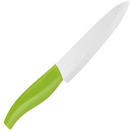 Couteau Céramique, Couteau de Cuisine Céramique, lame céramique blanche de 10 cm, utilisé pour la viande, le pain, les fruits et légumes