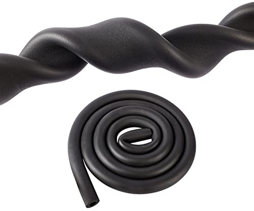 Rörisolering 6mm 10mm 13mm 16mm 20mm 22mm 25mm 28mm 32mm 43mm 50mm 75mm 90mm 110mm ID, Svart Rörisolering För Utomhus Vattenrör Isolering Vattenrör Frysskydd (Size : ID 50mm15mm*1.8m)
