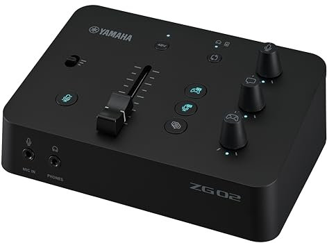 Yamaha ZG02 Game/Distribution Audio Mixer Game Streaming Mixer