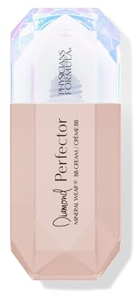 Physicians Formula Mineral Wear Diamond Perfector BB Cream, Tonad Återfuktandekräm med Diamantextrakt och Vitamin E, Lätt Täckande, lysande finish, Light to Medium