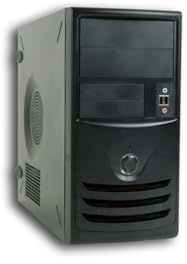 InWin Z589 Mini Tower Chassis-Configured 6 Drive Bays-Supports Micro-ATX-TAC 2.0 Thermal Solution-Optional Rear Fan-Tool-Free Installation-Front Ports Include USB 3.0 x2, HD Audio (Z589.CQ450TB3)