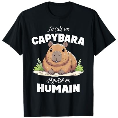 Humour Déguisement Je suis Un Capybara T-Shirt