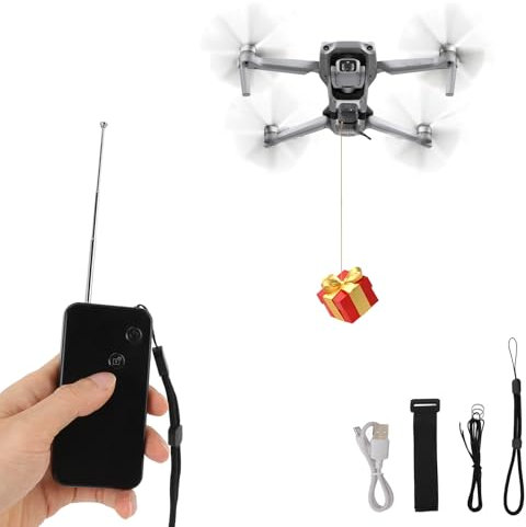 Airdrop Sistema Drone Payload Trasporto Dispositivo di Rilascio per Mini 4 Pro per Mavic 2 3 Air 3 Accessori per Esca Da Pesca Festa di Nozze