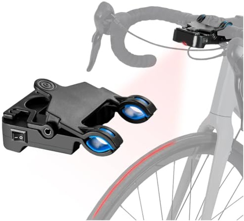 Handlebar Laser Aligner for Bicycles, Bike Seat Calibrator Bike Tool,Bicycle Handlebar Laser Aligner Seat Center Adjuster Measurement Tool, Aligning Indicator Tool