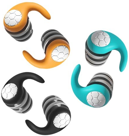 Ohrstöpsel Schwimmen für Kinder von 5-12 Jahren - Wasserdichte Silikon Ohrenstöpsel Wiederverwendbare Ohrschutz zum Duschen Schwimm Surfen Schnorcheln Andere Wassersportarten, 3 Paar