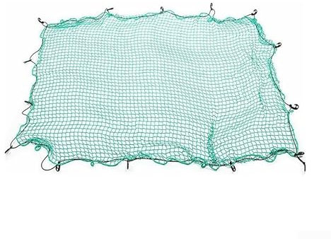 Zilimontt Rete da carico altamente elastica, rete da carico per pick-up camion, semplice organizer a rete, adatta per auto, barca, SUV, furgoni, rimorchi, motoslitte (1,5 × 1,8 m)