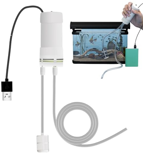 Elektrisk sifonpump för vatten | självflödande sifon, akvariepump – för akvarium handfat källare pool damm trädgård utomhusbevattning husbil