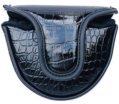 POENVFPO Couvre-Chef de Mini Golf Mallet, Couverture de Putter de Golf de Club en PU avec 3 Couches épaisses pour Putter à Arbre Central (Motif)