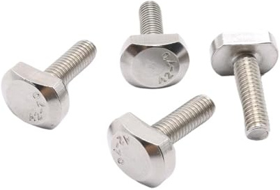 1/10 st M5 M6 M8 M10 M12 304 A2 rostfritt stål T-formad hammarskruv med spår for T-spår, geringsskena GB37(25mm,10pcs M5)