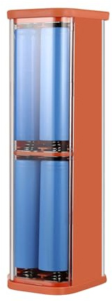 YPREWY Caja de almacenamiento de batería portátil de 8 x 18650 con carga rápida, funciones de protección múltiple desmontable