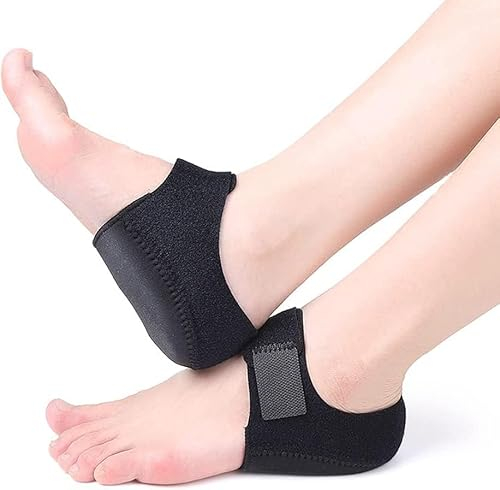 Plantillas para fascitis plantar para fascitis plantar, protector de talón de silicona ortopédica para zapatos, almohadilla de talón, plantillas de gel espolón calcáneo, calcetines de espolón calcáneo
