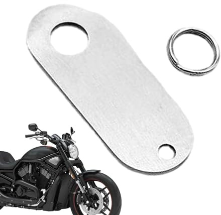 Goowafur Colgadores de campana de motor y anillos divididos, colgadores de campana de suerte para motocicleta - El llavero se adapta a cualquier campana | El llavero para accesorios de motocicleta se