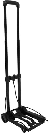 TEMPNAP Carrello Pieghevole Leggero Con Manico Estensibile e Ganci Doppi Carrello Da Trasporto Compatto Con Piattaforma Per Bagagli e Ruote Per Spostamenti Facili