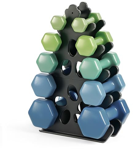 Hantelständer 5-Unten Hantelablage Metall Hantel ständer Kurzhantelständer Dumbbell rack