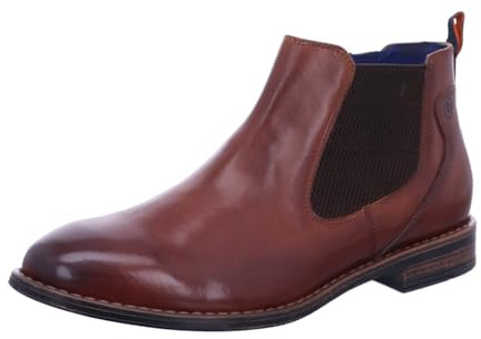 bugatti Bottes pour homme, doublure froide, cognac, taille 45 EU, cognac, 45 EU