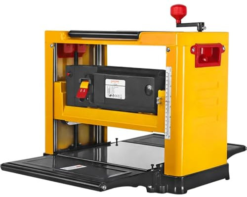13Inch Desktop Electric Planer, 2000W Multifunctional Woodworking Heavy Duty Benchtop Planer, 8000RPM Multi-Angle Adjustable Household Planer for Wood, Bamboo