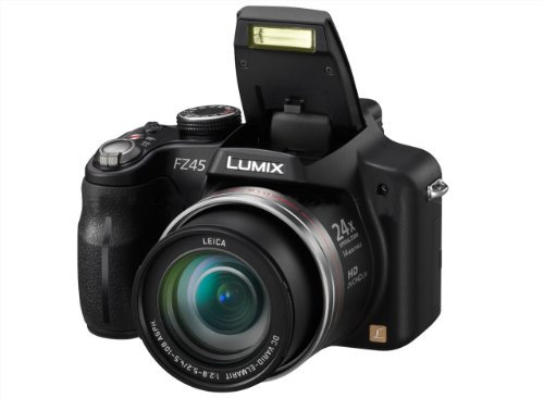 Panasonic Lumix DMC-FZ45 - Fotocamera digitale Bridge, 14 Megapixel, colore: Nero