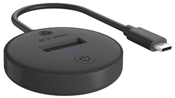 Icy Box DockingStation NVMe & SATA M.2 SSD, USB-C 3.1 Gen 2, 10 Gbps, sin Herramientas, IB-1610MCD-C31