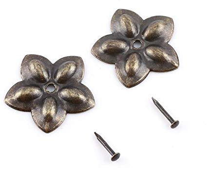 100 stücke Vintage Polsternägel, Sofa Schuh Tür Dekorative Stud Antike Polster Tacks Bronze Metall Tags Tacks Möbel Nägel Pins Sortiment Kit(23mm)