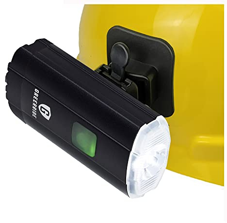 GREERRIDE Rechargeable Welding Helmet Light - Hard Hat Light, Hardhat headlamp Flashlight for Firefighter Fire Helmet and Welding Hood with Accessories