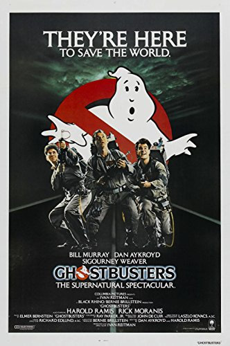 80s Classic Retro Vintage Movie Film Posters Poster Prints Wall Art Pictures (Ghostbusters, A4 Poster)