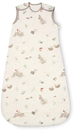 Tutti Bambini Baby Sleep Bag 0-6 Months | Soft Bamboo Cotton 2.5 TOG, Ideal for Sensitive Skin, Thermometer Included | Cocoon