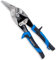 WISEPRO 10'' Tin Snips Right Cut, Heavy Duty Aviation Snips, Compound Metal Shears for Cutting Sheet Metal, Aluminum, and Vinyl Siding