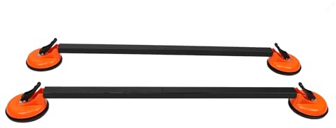 Car Rooftop Cargo Carrier Rack,2 Pcs 36.22 Inch Steel Car Roof Rack Cross Bars Suction Mount Rooftop Cargo Luggage Carrier Universal for Vehicles, Anti Slip