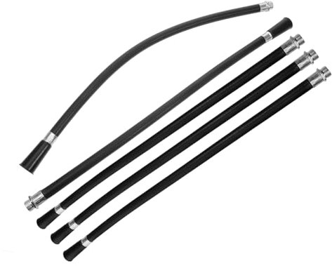 KONTONTY Tubo Flessibile Dell’estintore e Ugello Di Ricambio in Plastica Resistente, Compatto Per Estintori Ad Acqua, Sostituzione Facile e Trasporto Comodo, Confezione Da 5 Pezzi