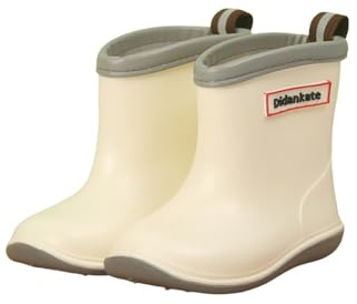 Générique Bottes de Pluie pour garçons légères antidérapantes Confortables Semelle Souple imperméable Saisons Printemps été Automne Usage Quotidien extérieur (Grey, 24 Toddler)