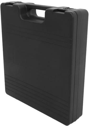 HEANUJJ Estuche de Transporte para Micrófono de Condensador, Plástico Negro | Forro de Esponja, Gran Capacidad, Reduce Vibraciones E Impactos, para Estudios Profesionales y Entrevistas