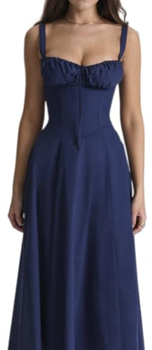 Fryloo Minikjol damer blommor babydoll miniklänning slips rem ruffle sommar strandklänning, justerbar axel lager klänning-b-l