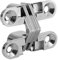 180 Degree Hidden Hinges Invisible Concealed Cross Door Hinge Easy Installation Furniture Cabinet Kit(X-Small)