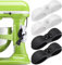 SisBroo Cord Organizer Appliances, 4PCS Kitchen Appliance Winder Cable Organizer, Holder Wrapper Appliances Stick on Pressure Cooker, Mixer, Blender, Coffee Maker, Air Fryer, Blackx2+whitex2 (B/W-4)