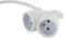 Chacon prolongateur HO5VVF 3G1,5-5m Double tête Blanche